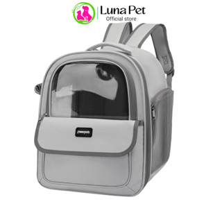 Balo vận chuyển chó mèo tiện lợi Luna Pet BL17- Balo trong suốt vận chuyển thú cưng