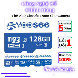 Thẻ Nhớ Yoosee 128GB /64GB /32GB Tốc Độ Cao, Class 10, Chuyên Dụng Camera, Loa Đài, Điện Thoại - Thẻ Nhớ Camera Yoosee