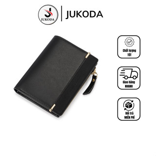 Ví nữ thời trang TALIAN cầm tay bỏ túi gấp 2 nhỏ gọn da cao cấp cực đẹp nhiều ngăn tiện dụng giá rẻ TL01-JUKODA