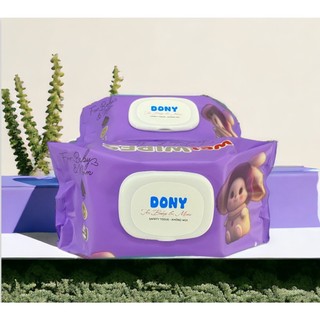 Khăn ướt cao cấp DONY an toàn cho bé, gói/150 tờ, khăn ướt không mùi, không cồn, không parabens