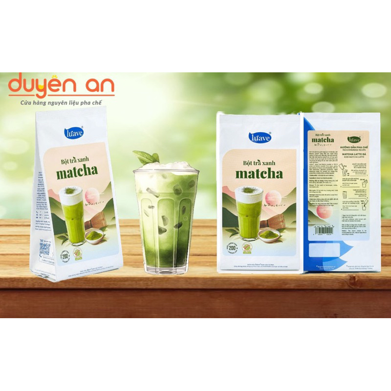 Bột Trà Xanh Matcha Lúave 200gr