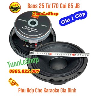 Loa karaoke bass 25 từ 170 coi 65 jb - loa bass 2 tấc 5 chuyên karaoke gia đình – giá 02 củ loa bas 25 coi 65 jb 1070