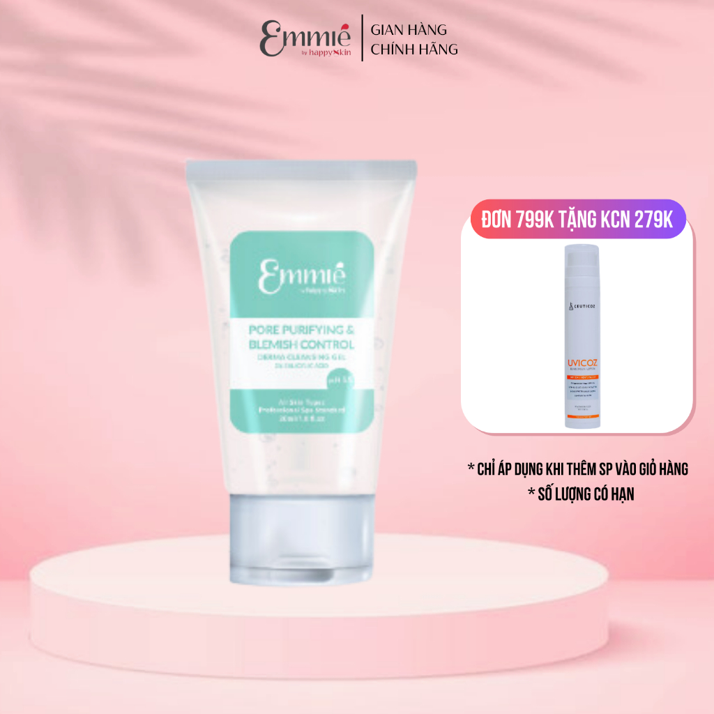 Gel rửa mặt Emmié sạch sâu và kiểm soát mụn Emmié by HappySkin minisize