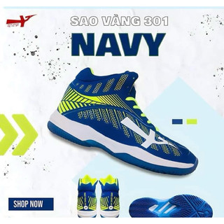 Giày Sao Vàng 301 Navy - Bóng Chuyền