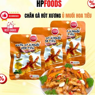 Combo 10 cái chân gà rút xương ủ muối Hoa Tiêu Làng An-Đồ ăn vặt chân gà ủ vị cay hoa tiêu tứ xuyên tương thơm ăn liền