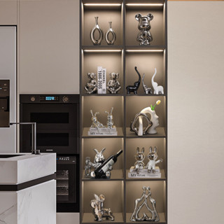  Tượng trang trí kệ tivi decor kệ tivi sang trọng đẳng cấp trang trí kệ tivi phòng khách lộng lẫy gốm sứ KENDECOR 