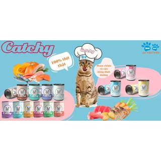 Pate Catchy Lon 400g Dành Cho Mèo Mọi Lứa Tuổi