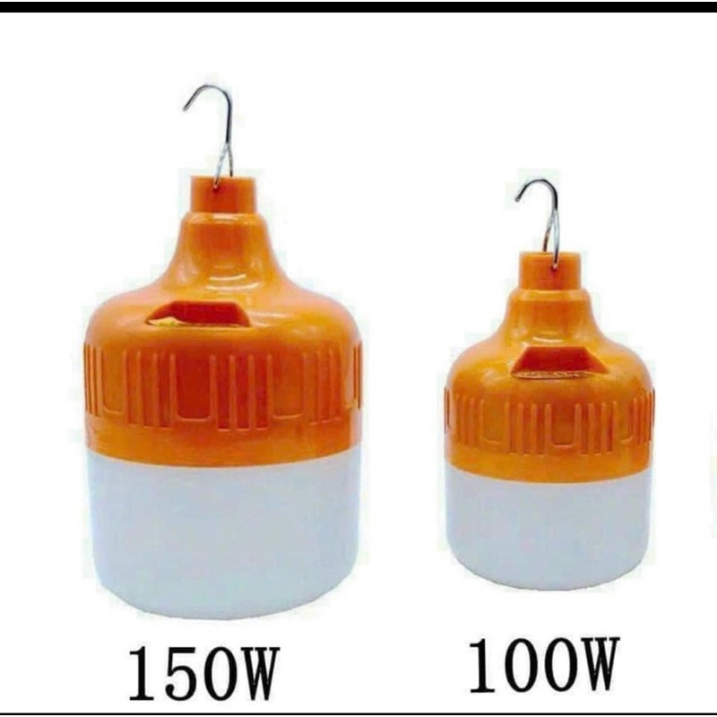 Bóng  đèn tích điện 100w,150w,200uw đèn tích điện mang du lịch sạc usb khosiviethieu