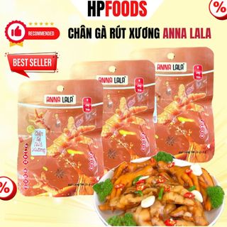 Chân gà rút xương ít Cay ANNA LALA gói 26g-đồ ăn vặt chân gà rút xương vị tứ xuyên tương thơm ít cay Anna Lala