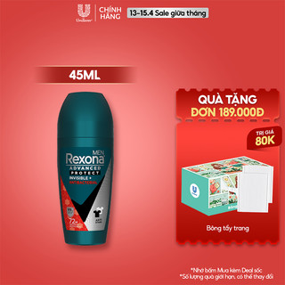 Lăn khử mùi Rexona Men 72H khô thoáng mát lạnh dành cho nam 45ml
