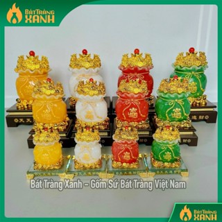 [4 MÀU] Túi Vàng Kim Bảo Phong Thủy - Túi Tiền Tài Lộc - Túi Vàng Phong Thuỷ Ban Thần Tài