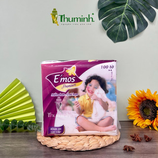 Giấy vuông emos cao cấp bịch 100 tờ