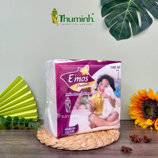 Giấy Vuông Emos Cao Cấp Bịch 100 Tờ