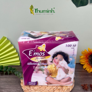 Giấy Vuông Emos Cao Cấp Bịch 100 Tờ
