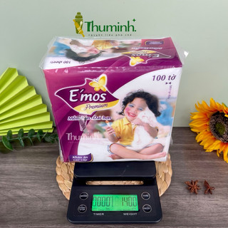 Giấy Vuông Emos Cao Cấp Bịch 100 Tờ
