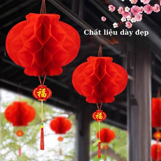 Lồng Đèn Đỏ Trung Hoa Truyền Thống Không Thấm Nước Trang Trí Năm Mới