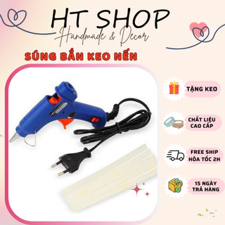 Súng bắn keo nến 20w, súng bắn keo silicon siêu rẻ làm đồ handmade