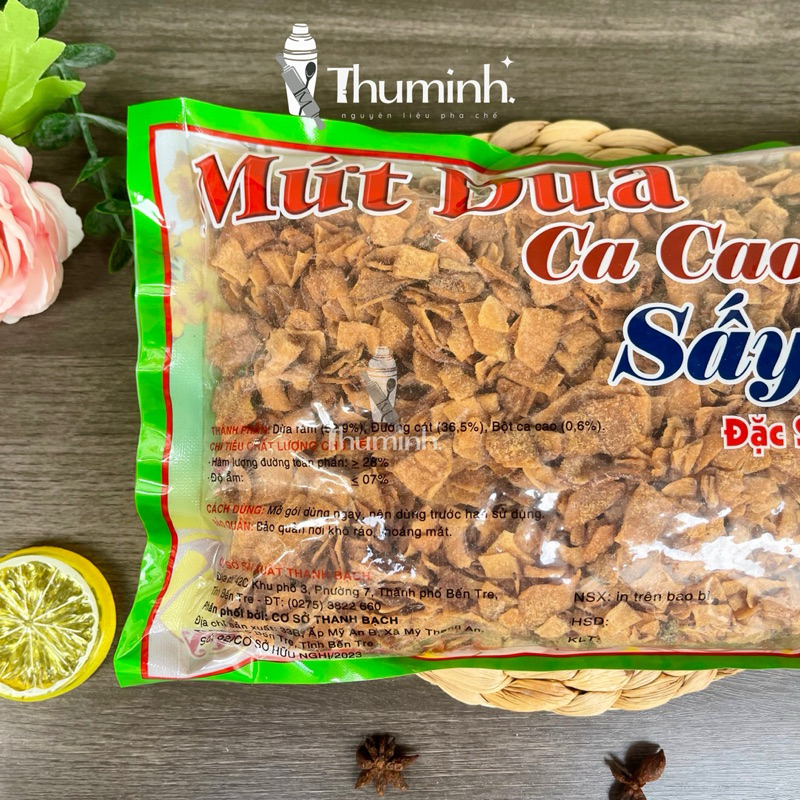 Mứt Dừa Sấy Khô Giòn Hiệu Thanh Thanh 500g