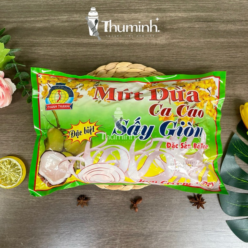Mứt Dừa Sấy Khô Giòn Hiệu Thanh Thanh 500g
