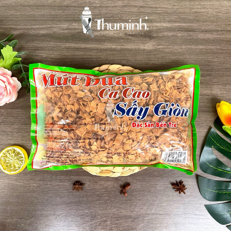 Mứt Dừa Sấy Khô Giòn Hiệu Thanh Thanh 500g