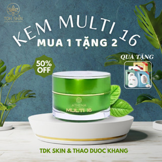 KEM MULTI 16 Athena - hỗ trợ làm mờ rạn da, hũ lớn 30g, hũ nhỏ 20g - TDK SKIN phân phối chính hãng