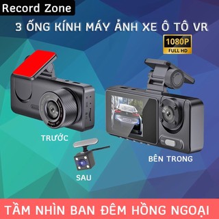 Cam hanh trinh ôtô，vietmap live pro，camera hành trình ô tô，camera 360 độ xe ô tô，ba ống kính quan sát ，1080p，quay xem lạ