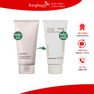 Sữa rửa mặt Innisfree tro núi lửa jeju volvanic pore cleansing foam
