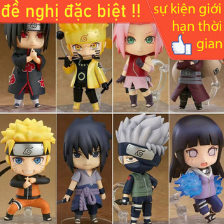 Mô hình mô hình Naruto figure phiên bản Q Quà tặng trang trí bánh mô hình búp bê Naruto Sasuke Kakashi
