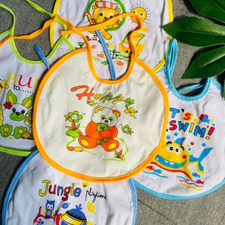 Yếm cột dây mặt sau có NI LÔNG cho bé sơ sinh và trẻ nhỏ