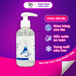 Gel bôi trơn Tăng khoái cảmTâm Thiện Chí kly gốc nước an toàn chai 250ml