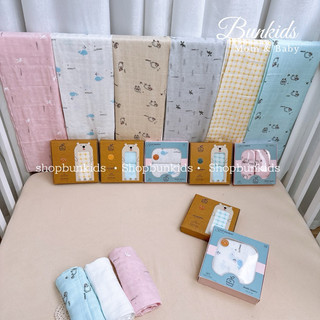 Khăn đa năng LaPomme tắm, quấn sợi tre lụa cao cấp La Pomme [ Set 1c 120x120cm hoặc  set 2 75x75cm ] K002
