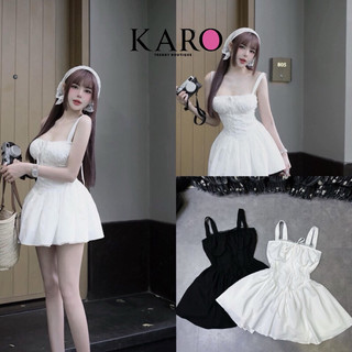 Đầm thiết kế cúp ngực xoè mpb ( có lót quần - hình thật shop chụp ) K4095 - CAROTSHOP