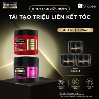 Combo 2 Kem Ủ TRESemmé Đẹp Chuẩn Salon Cho Tóc Vào Nếp Suôn Muột, Giảm Gãy Rụng 180ml
