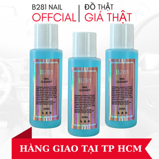 Nước Lau Gel B281 Chính Hãng 200ml, Cồn Lau Gel Chuyên Dụng