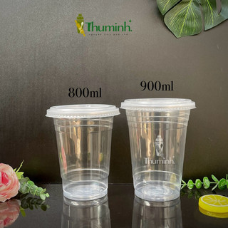 Lốc 50 ly nhựa pp 800ml, 900ml kèm nắp