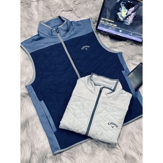 Áo khoác gile nam,thời trang đánh golf callaway,quilted golf vest