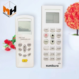 Điều khiển điều hòa SUMIKURA, remote máy lạnh sumikura hàng loại 1
