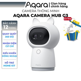 Camera Aqara G3 kèm Đế treo chân ốc 1/4", Hỗ trợ bẻ góc, Thiết kế chịu lực chắc chắn, Tương thích HomeKit, BH 12Th