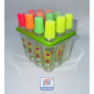 (12 Lọ) Hồ Dán Nước Đầu Dẹp Lưỡi Gà 30 ML Thuận Nam - Camshop