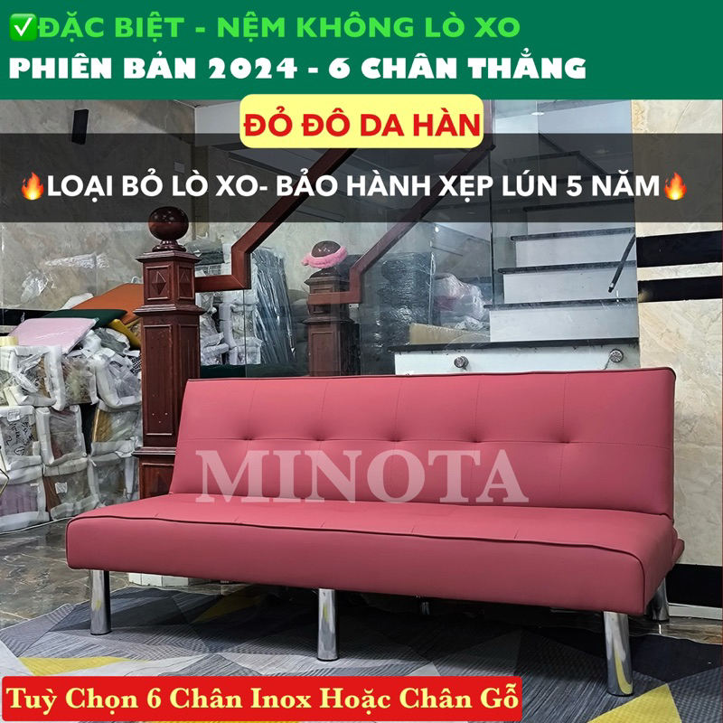 Ghế Sofa Giường 1m7 [6 Chân - Nệm Không Lò Xo ] New 2024 thương hiệu MINOTA Cao Cấp | BH 5 NĂM | BigBuy360 - bigbuy360.vn