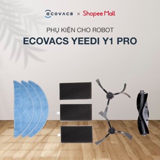 Phụ kiện cho robot hút bụi Ecovacs Y1 Pro | Hộp phụ kiện | Giẻ lau - Chính Hãng