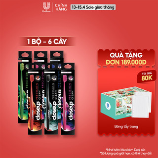 Bộ 6 bàn chải Closeup Precision Clean siêu mềm