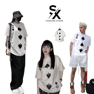 Áó thun nam nữ cao cấp chất thun cotton 100% thoáng mát áo phông unisex form rộng dày dặn mềm mịn basic oversize SXAT19