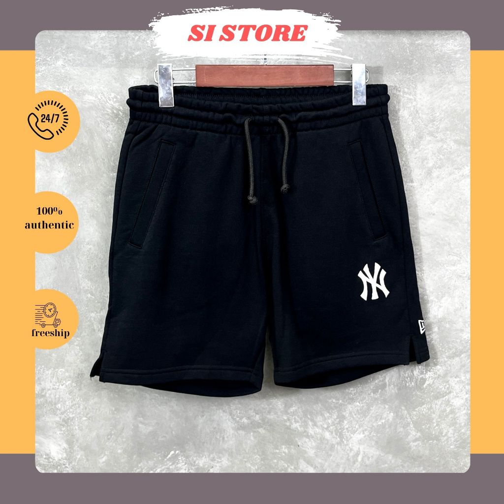 QUẦN SHORT NEW ERA NY ĐEN ( CHÍNH HÃNG )