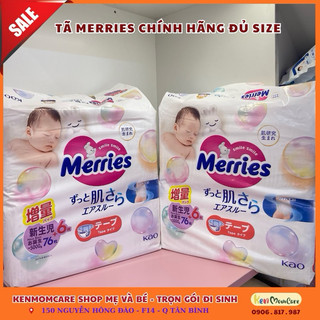 Tã merries đủ size chính hãng nội địa nhật