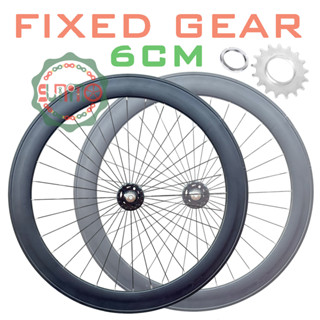 Bánh xe đạp fixed gear hub FEIYAFU vành 6cm căm đan thẳng
