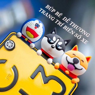 Búp Bê Nhỏ Dễ Thương Trang Trí Biển Số Xe Hơi Xe Máy, Điện Thoại, Màn Hình Máy Tính, Tai Gương, Góc Vuông