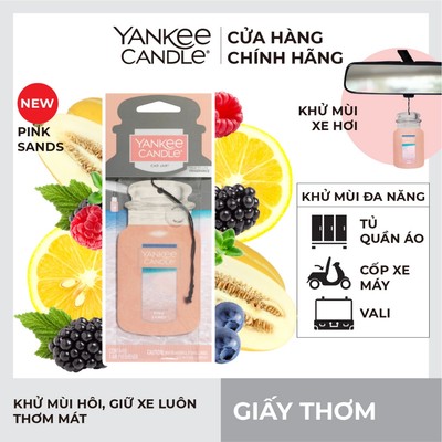 Giấy Thơm Xe Yankee Candle - Pink Sands