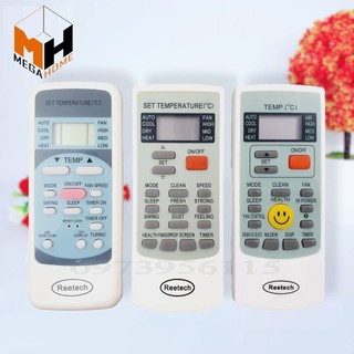 Điều khiển điều hòa Reetech, remote máy lạnh Reetech hàng loại 1