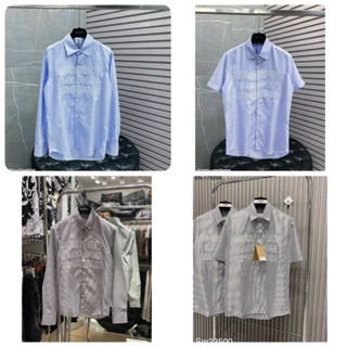 Áo Sơ Mi BURBERRY LONDON ENGLAND Thêu Chữ Nam Nữ Cao Cấp